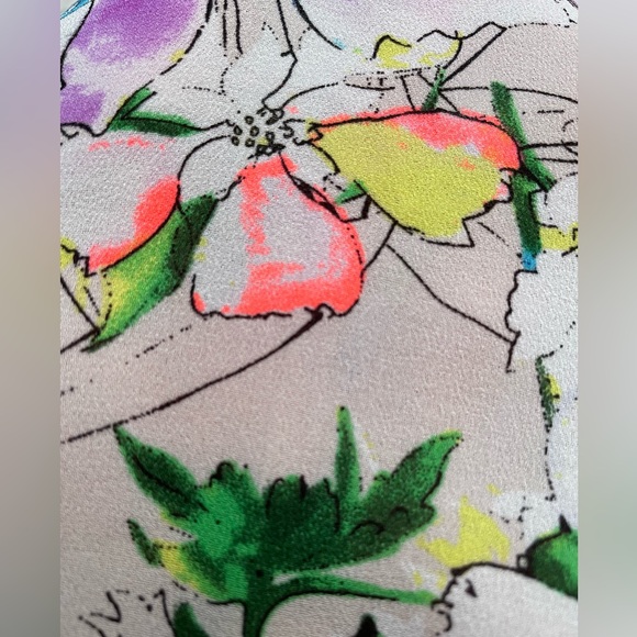 Dex Floral Faux Wrap Tank - Picture 6 of 6